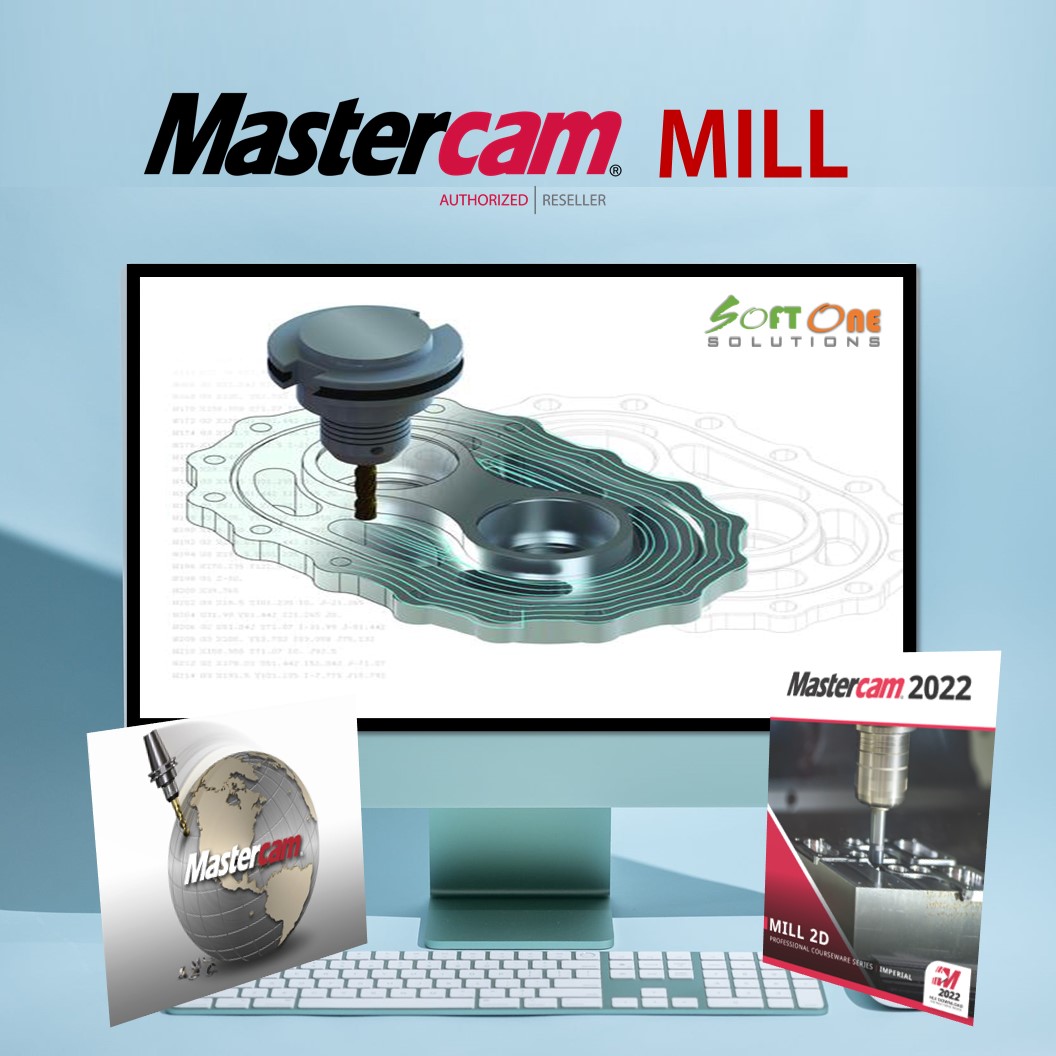 Phần mềm bản quyền MasterCAM Mill lập trình gia công 2D&2.5D | Giá phần mềm MasterCAM Mill